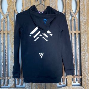 IVIVVA LULULEMON BLACK YOGA FULL ZIP JACKET 14